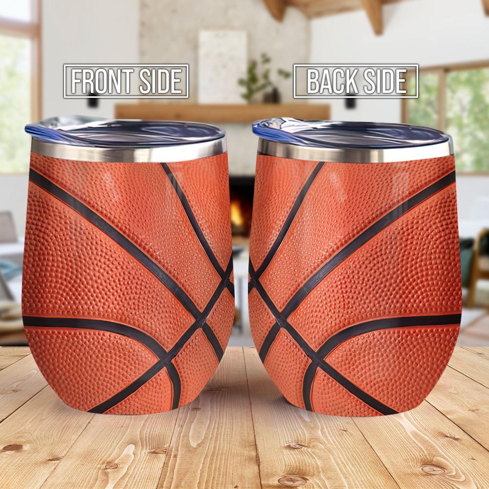 Basketball Ball Basketball Lovers Gift Wine Tumbler
