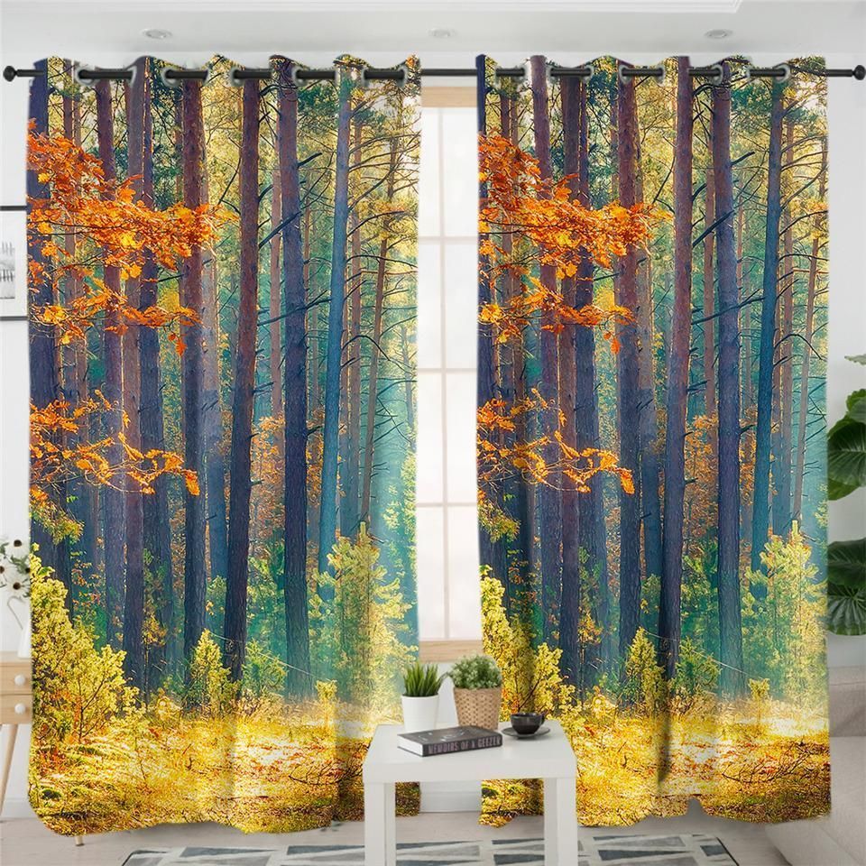 Below The Canopy Printed Window Curtains Home Decor