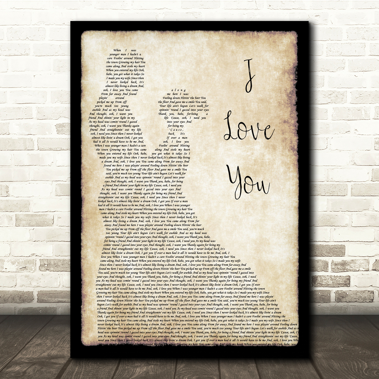 Climax Blues Band I Love You Man Lady Dancing Song Lyric Quote Music Poster Print