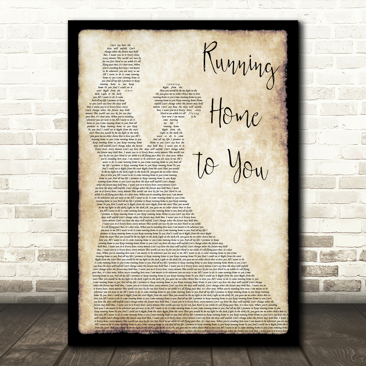 Grant Gustin Running Home to You Man Lady Dancing Song Lyric Music Print