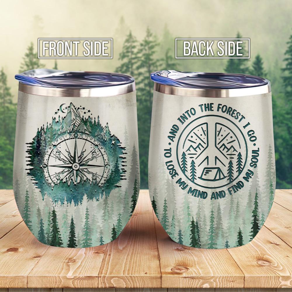 Into The Forest Peace Wine Tumbler
