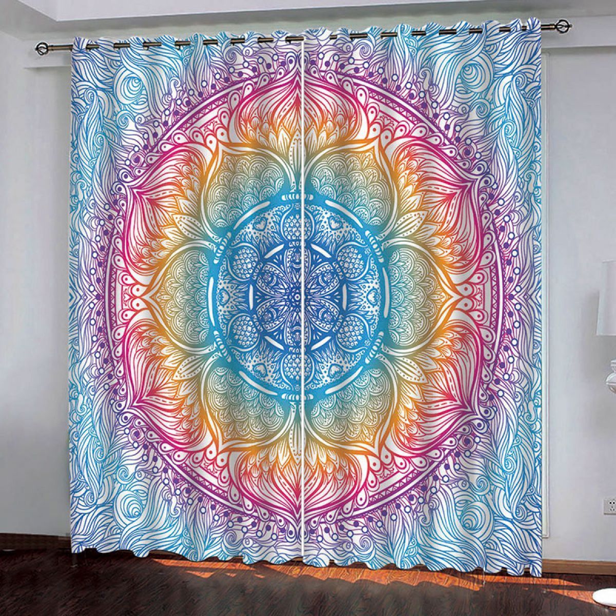 The Beauty Of Art Printed Window Curtain Home Decor