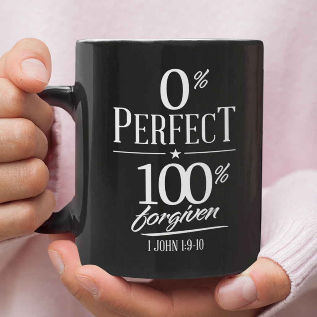 0% Perfect 100% Forgiven Coffee Mug