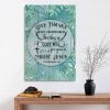 1 Thessalonians 5:18 Give Thanks Canvas Wall Art