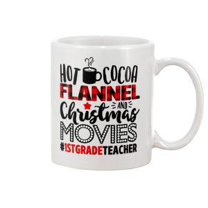1st Grade Teacher - Christmas White Mug