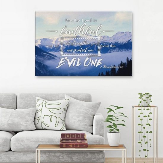 2 Thessalonians 3:3 But The Lord Is Faithful ...Canvas Wall Art