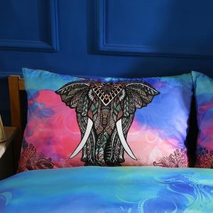 3d bohemian color elephant bedding set bedroom decor 8082