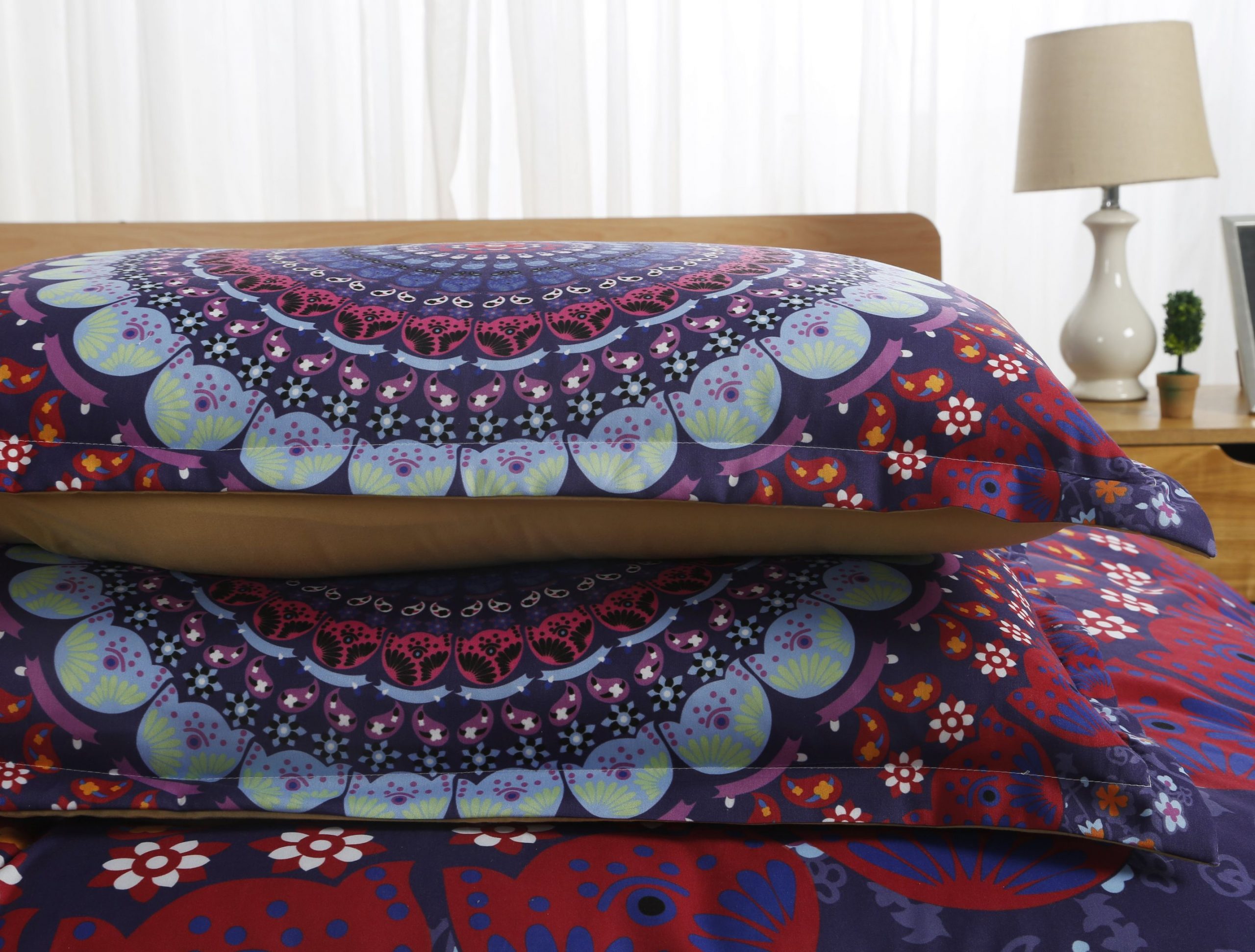 3D Bohemian Purple Bedding Set Bedroom Decor 3d bohemian purple bedding set bedroom decor 2435 scaled