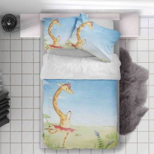 3d cartoon giraffe bedding set bedroom decor 4496 scaled