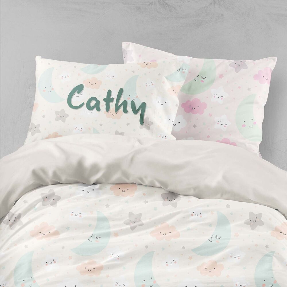 3D Cartoon Moon Star Cloud Bedding Set Bedroom Decor 3d cartoon moon star cloud bedding set bedroom decor 8232