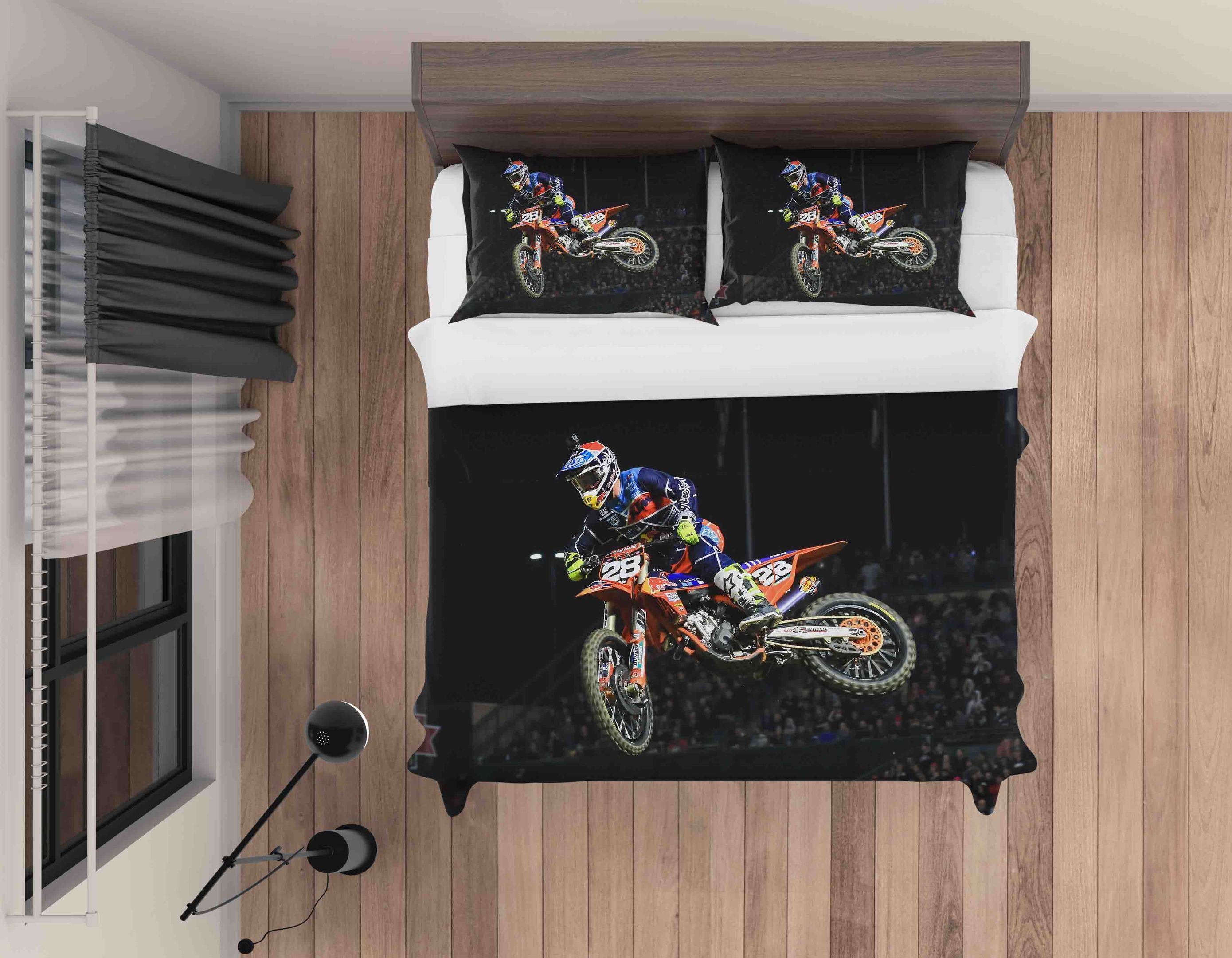 3d dirt bike black bedding set bedroom decor 3377 scaled