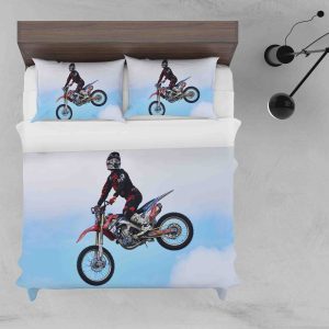 3d dirt bike blue sky bedding set bedroom decor 2555