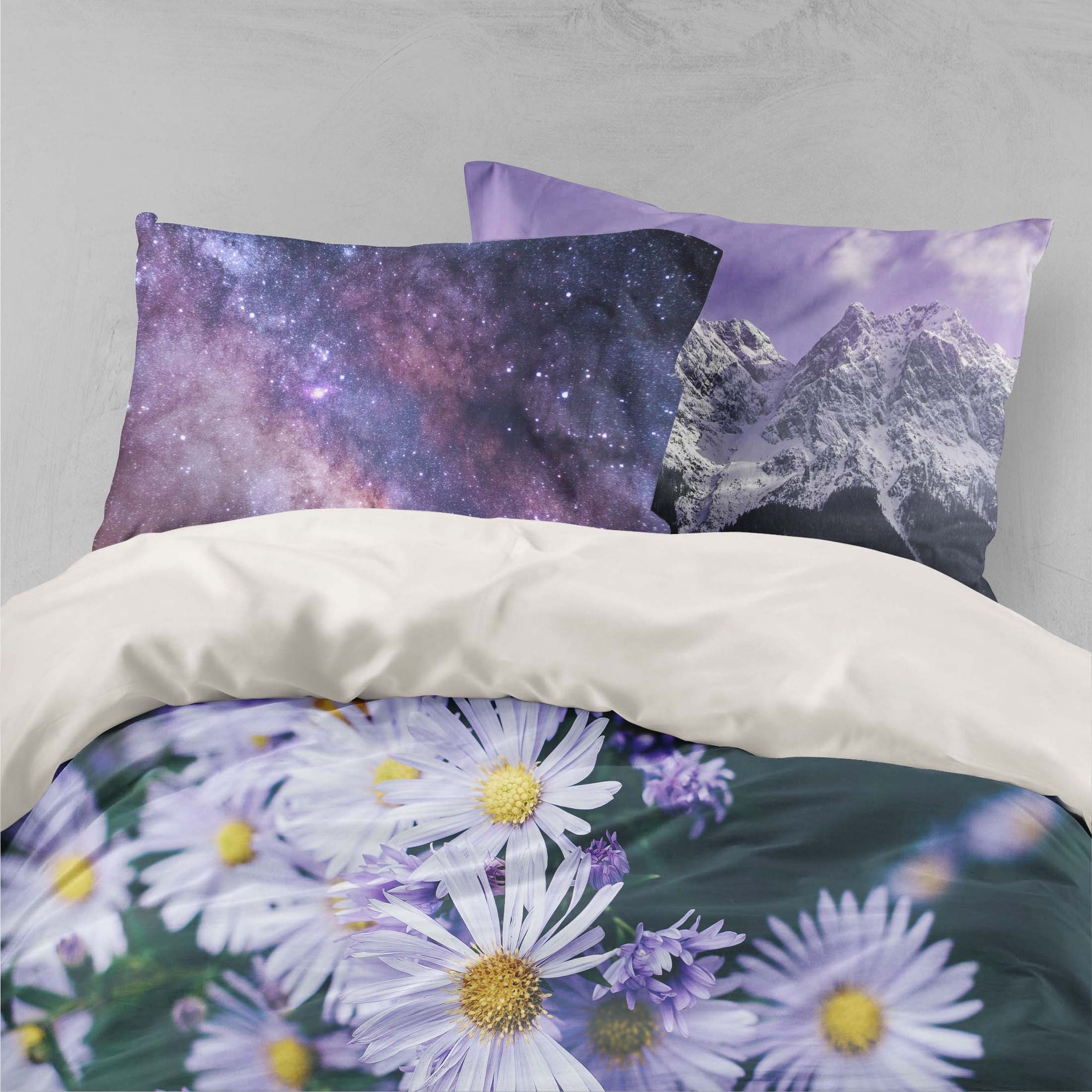 3D Purple Flowers Bedding Set Bedroom Decor 3d purple flowers bedding set bedroom decor 5234