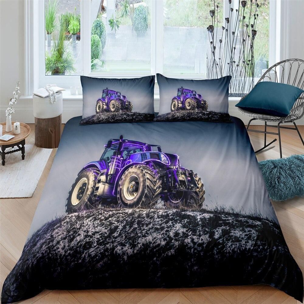 3D Purple Monster Truck Duvet Cover Bedding Set 3d purple monster truck duvet cover bedding set 4912