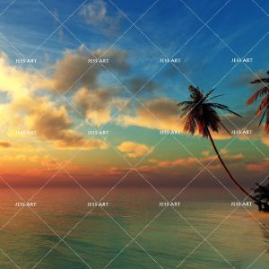 3d sky sea coconut tree bedding set bedroom decor 2891 scaled