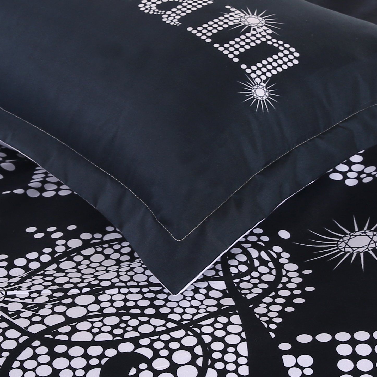 3D Smile Black Bedding Set Bedroom Decor 3d smile black bedding set bedroom decor 8387