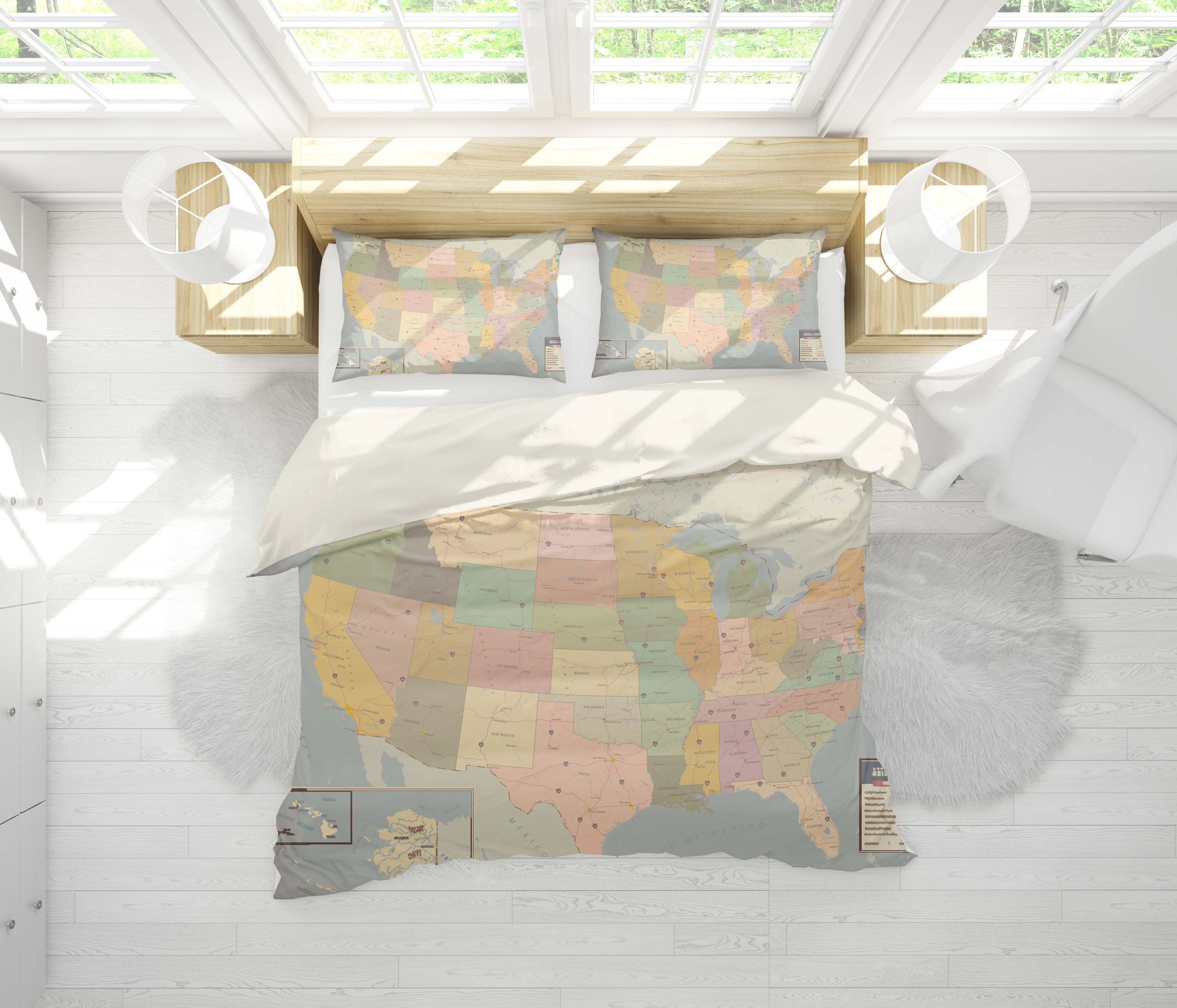 3D World Map Bedding Set Bedroom Decor 3d world map bedding set bedroom decor 1505