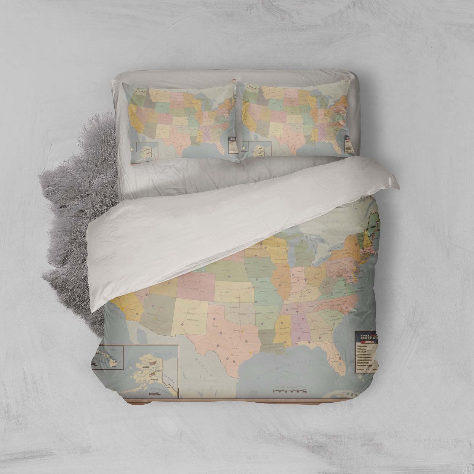 3D World Map Bedding Set Bedroom Decor 3d world map bedding set bedroom decor 8168