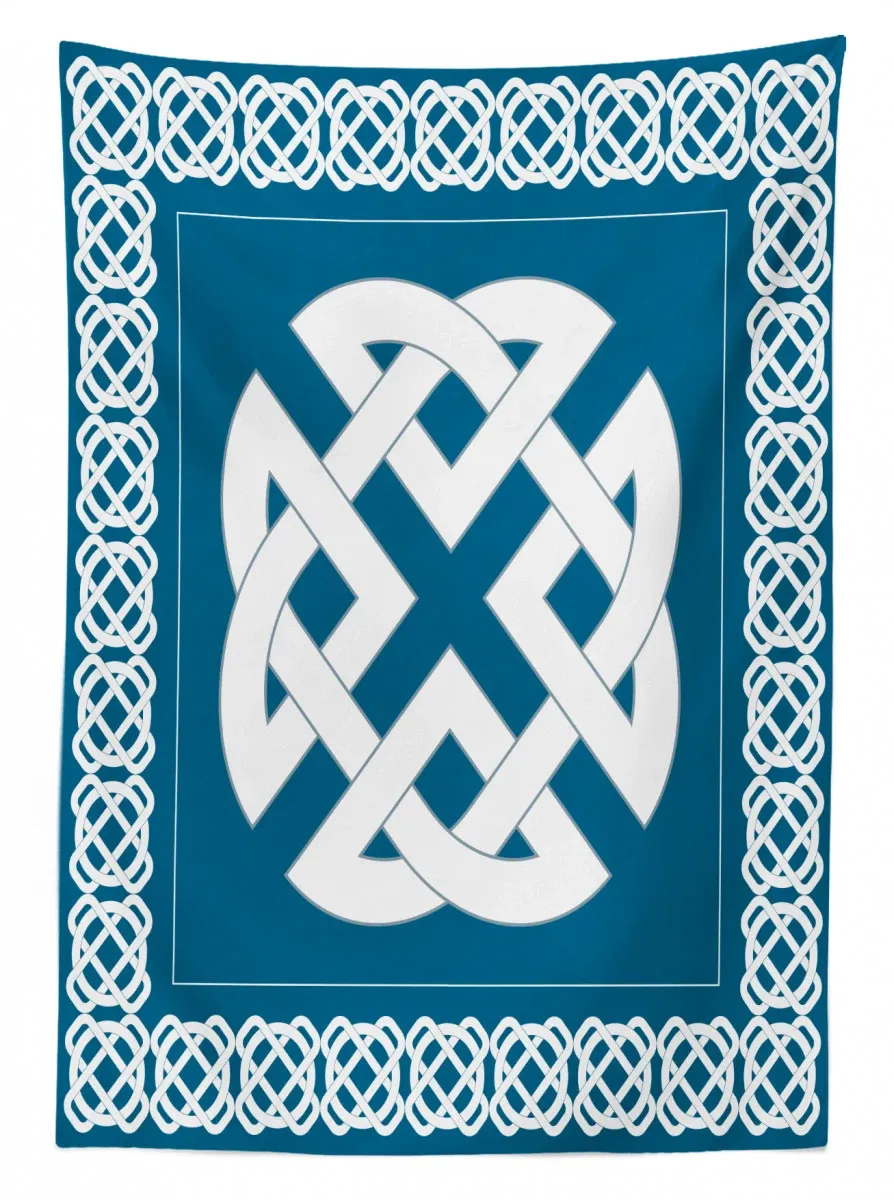 4 element celtic knot 3d printed tablecloth table decor 8398