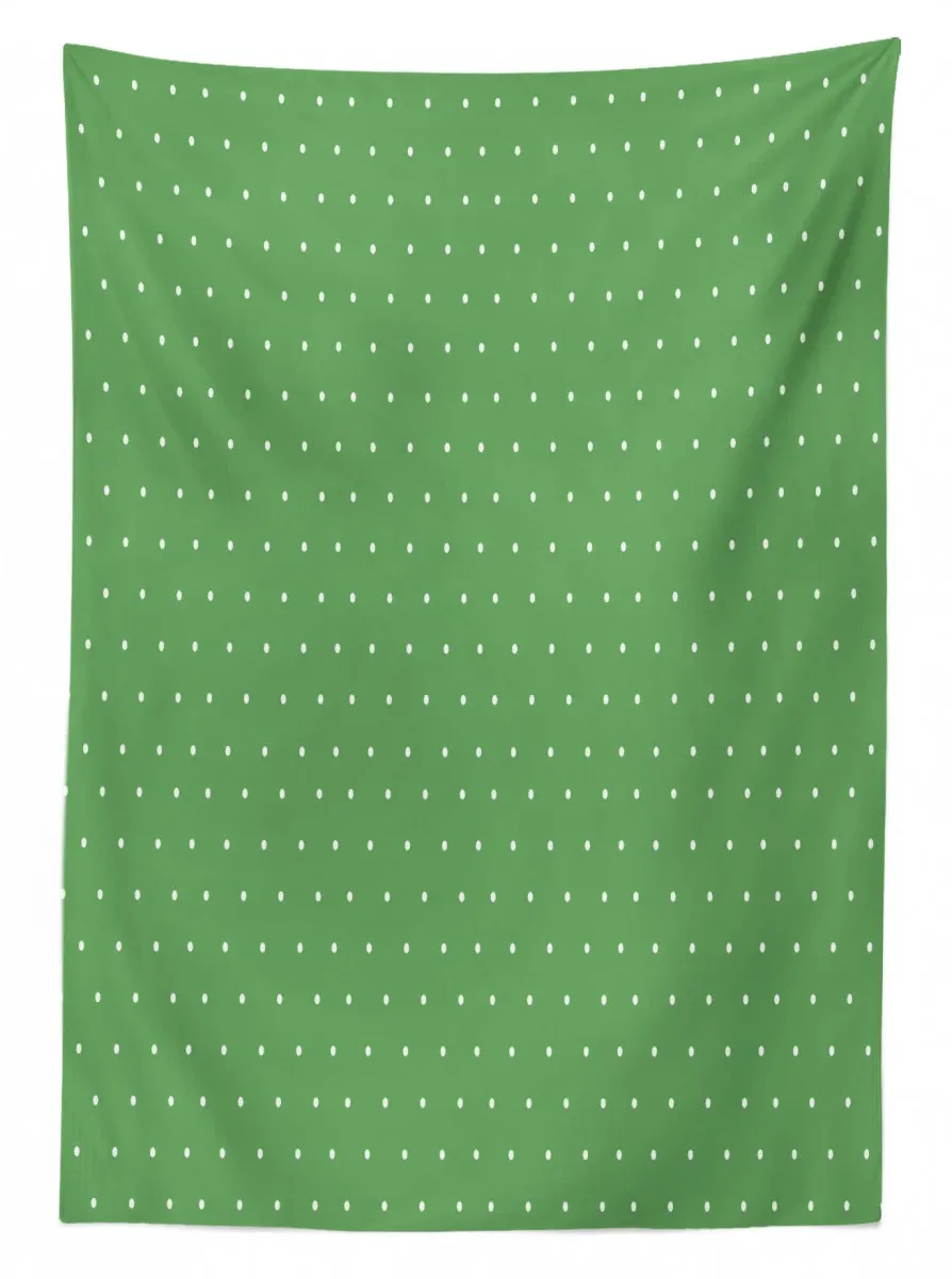 60s retro vintage dots 3d printed tablecloth table decor 2551
