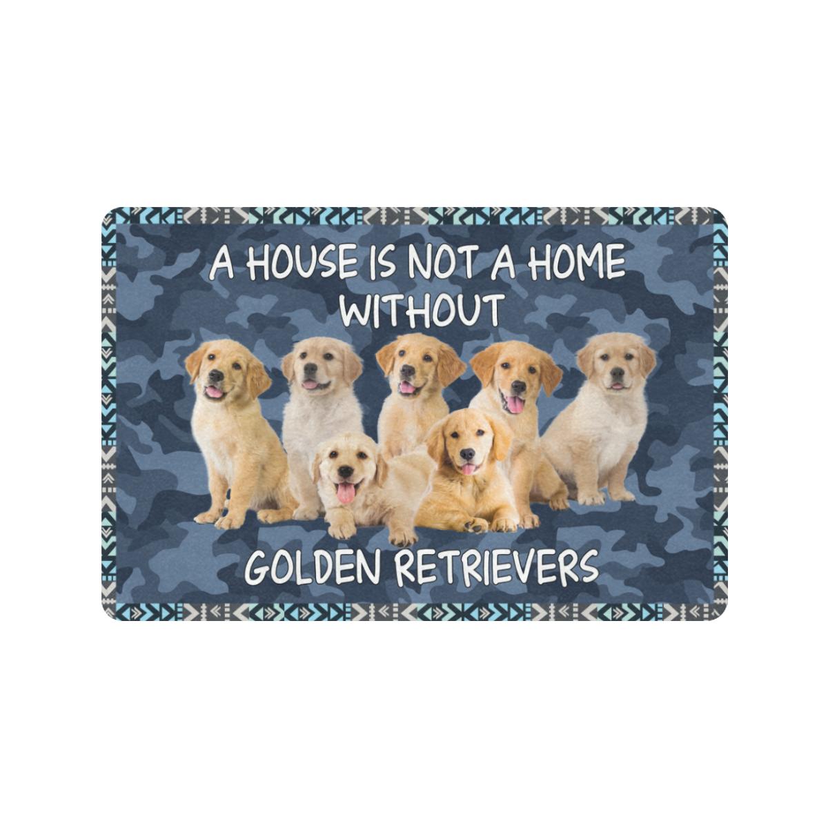 A-House-Is-Home-With-Golden-Retrievers-Dogs-Lover-Doormat-Welcome-Mat-1 A House Is Home With Golden Retrievers Dogs Lover Doormat Welcome Mat 1