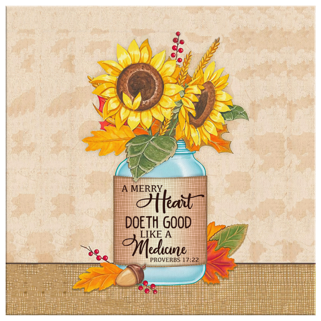 A-Merry-Heart-Doeth-Good-Like-A-Medicine-Proverbs-1722-Canvas-Wall-Art-2 A Merry Heart Doeth Good Like A Medicine Proverbs 1722 Canvas Wall Art 2