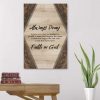Alway Pray Faith In God Canvas Wall Art