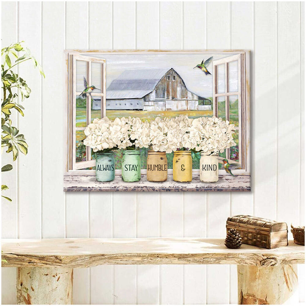 Always-Stay-Humble-And-Kind-Hummingbirds-With-Hydrangea-Flower-Mason-Jars-Farmhouse-Canvas-Prints-Wall-Art-Decor-2 Always Stay Humble And Kind Hummingbirds With Hydrangea Flower Mason Jars Farmhouse Canvas Prints Wall Art Decor 2