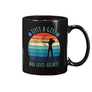 Archer Just A Girl Who Loves Archery Hunting Mug 1