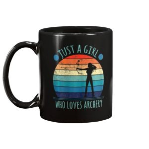 Archer Just A Girl Who Loves Archery Hunting Mug 2