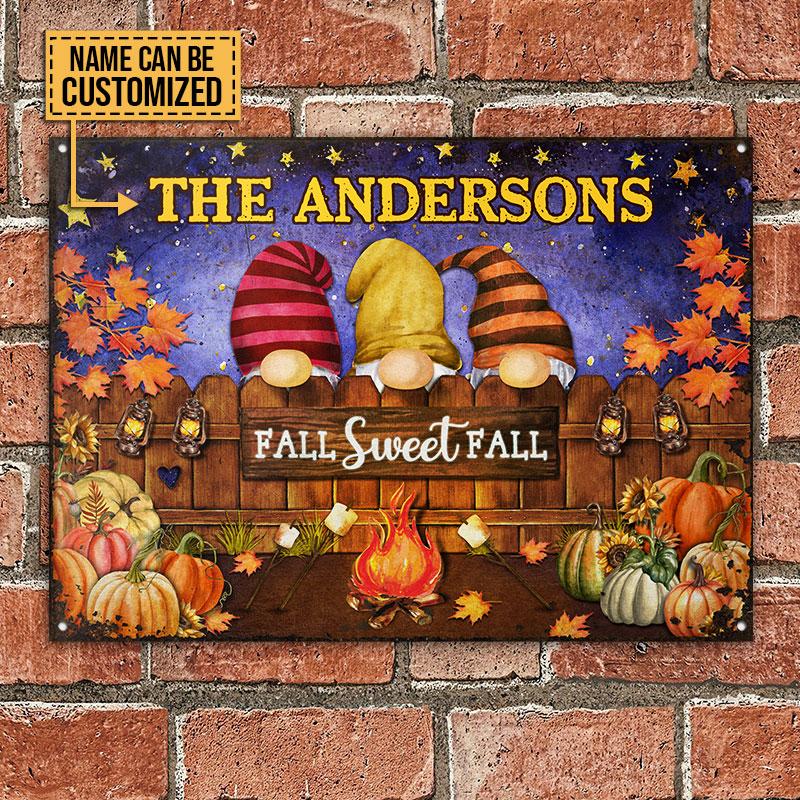Autumn-Gnomes-Fall-Sweet-Fall-Custom-Classic-Metal-Signs-Yard-Sign-Fall-Gift-Fall-Decor-1 Yard Sign