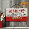 Baking Fresh Daily Delicious Custom Wood Rectangle Sign