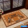 Barrel Racing Personalized Custom Name Doormat Welcome Mat