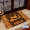 Beagle Personalized Custom Name Doormat Welcome Mat