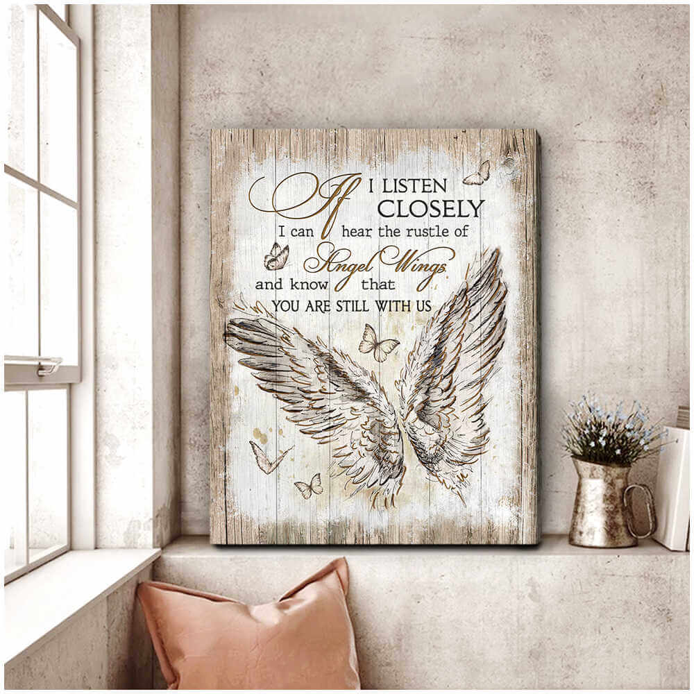 Beautiful Butterfly Canvas The Rustle Of Angel Wings Wall Art Decor ...