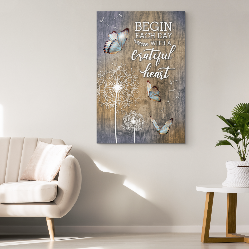 Begin-Each-Day-With-A-Grateful-Heart-Dandelions-Butterflies-Canvas-Wall-Art-1 Begin Each Day With A Grateful Heart Dandelions Butterflies Canvas Wall Art 1 2