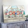 Bible Verse Wall Art: He Has Made Everything Beautiful In Its Time Ecclesiastes 3:11 Canvas Art