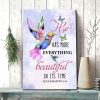 Bible Verse Wall Art: He Has Made Everything Beautiful In Its Time Ecclesiastes 3:11 Canvas Prints Wall Art Decor