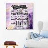 Bible Verse Wall Art: Psalm 100:4 Enter His Gates With Thanksgiving Canvas Print