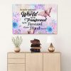 Bible Verse Wall Art: Romans 12:2 Do Not Be Conformed To This World Canvas Print