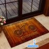 Bicycle Personalized Custom Name Doormat Welcome Mat