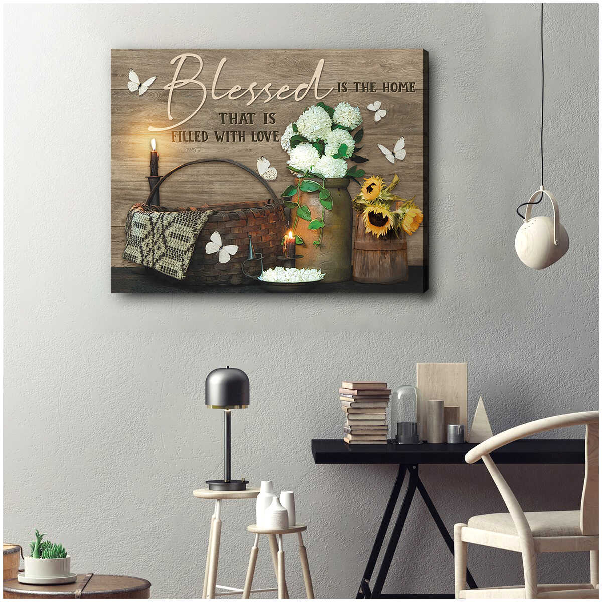 Blessed-Is-The-Home-That-Is-Filled-With-Love-Farm-Butterfly-Canvas-Prints-Wall-Art-Decor Blessed Is The Home That Is Filled With Love Farm Butterfly Canvas Prints Wall Art Decor