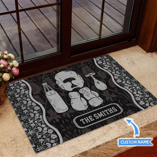 Boxing Personalized Custom Name Doormat Welcome Mat 1