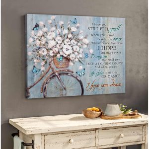 Butterfly Canvas I Hope You Dance Wall Art Decor 1