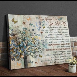 Butterfly Canvas The Moment That You Left Me Wall Art Decor 2 Butterfly Canvas The Moment That You Left Me Wall Art Decor 2