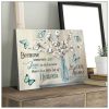 Butterfly Canvas Wall Art - Motivational Quotes Canvas - Because Someone We Love Is In Heaven Canvas
