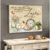 Butterfly Canvas Wall Art - Motivational Quotes Canvas - Butterfly Let All That You Do Be Done In Love Canvas Wall Art Decor