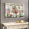 Butterfly Canvas Wall Art - Motivational Quotes Canvas - Great Things Butterflies Canvas Wall Art Decor Canvas