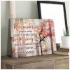 Butterfly Memorial Canvas Remembering You Wall Art Decor