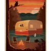Camping Canvas Husband And Wife Camping Partners For Life Canvas Prints Wall Art Decor